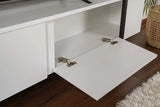 TV-Schrank Serenity aus melaminbeschichteten Holz in Weiß und Schwarz, 180×29,5×50 cm von Hanah Home – Bild 4