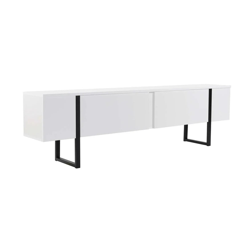 TV-Schrank Serenity aus melaminbeschichteten Holz, 180×29,5×50 cm - ZEN ZONE Furniture