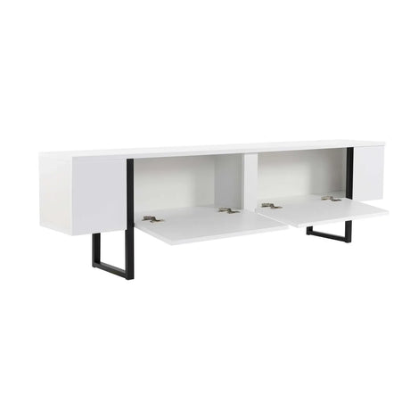 TV-Schrank Serenity aus melaminbeschichteten Holz, 180×29,5×50 cm - ZEN ZONE Furniture