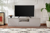 TV-Schrank Vanguard aus melaminbeschichteter Spanplatte in Grau, 160×29,5×42 cm von Hanah Home – Bild 2