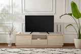 TV-Schrank Vanguard aus melaminbeschichteter Spanplatte in Travertin, 160×29,5×42 cm von Hanah Home – Bild 2