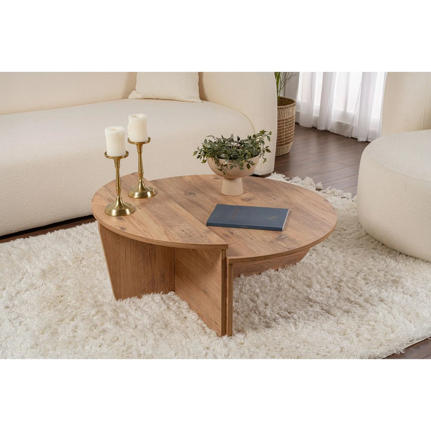 Couchtisch Orion aus Holz in Atlantic Pine, 90x60x30 cm – Bild 2