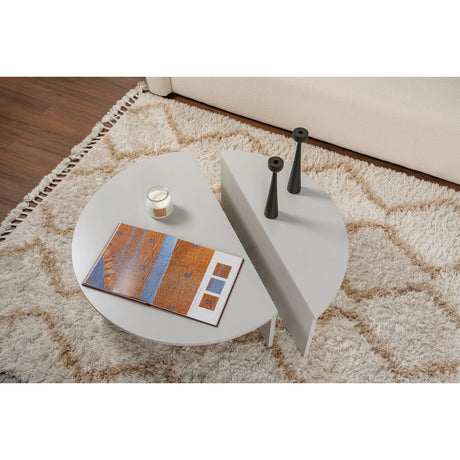 Couchtisch Orion aus Holz in Grau, 90x60x30 cm – Bild 4