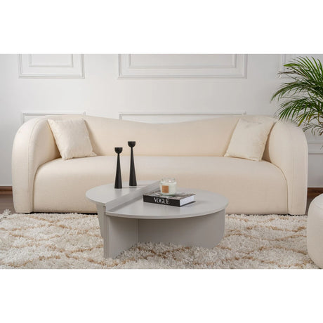 Couchtisch Orion aus Holz in Grau, 90x60x30 cm – Bild 8