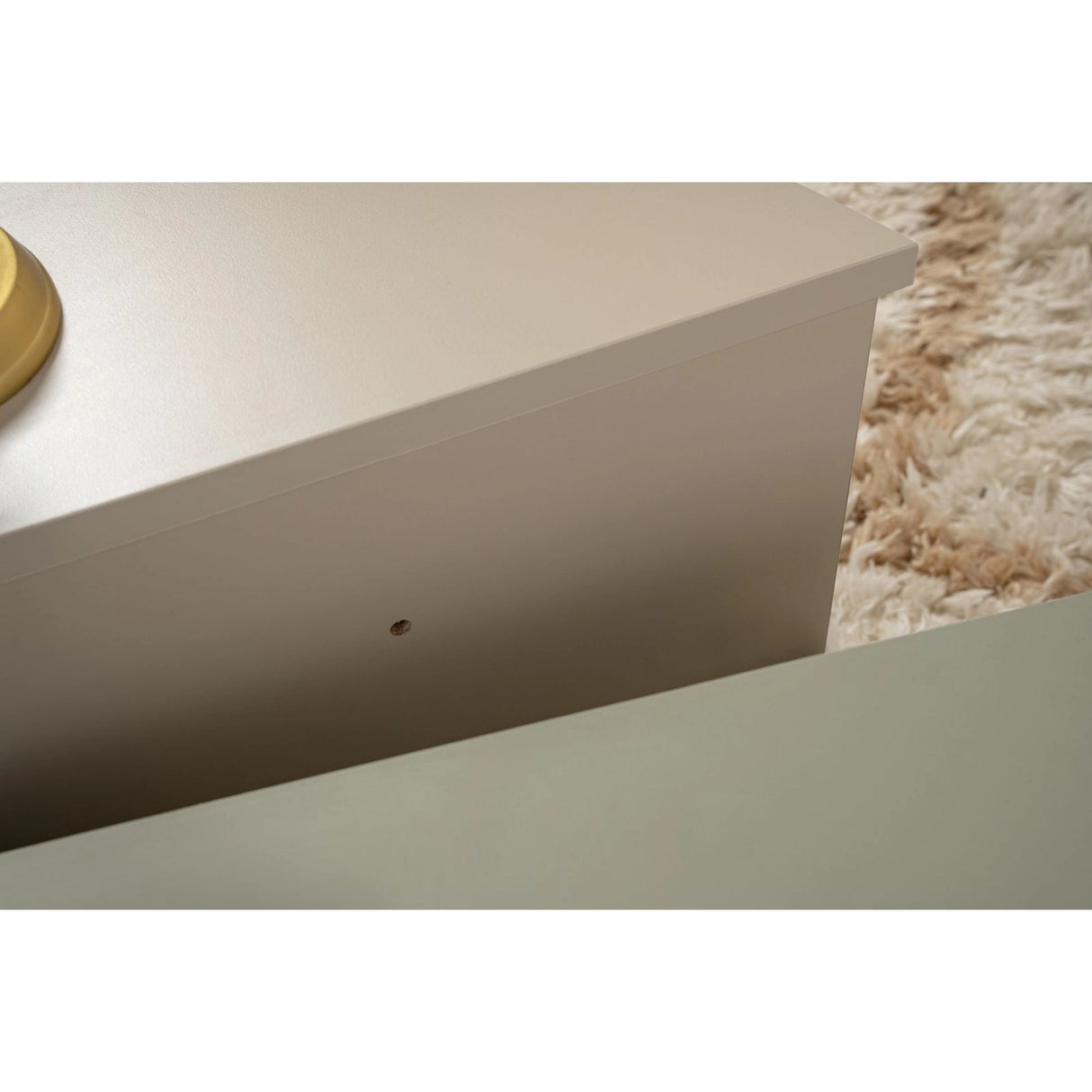 Couchtisch Orion aus Holz in Grau/Grün, 90x60x30 cm – Bild 6