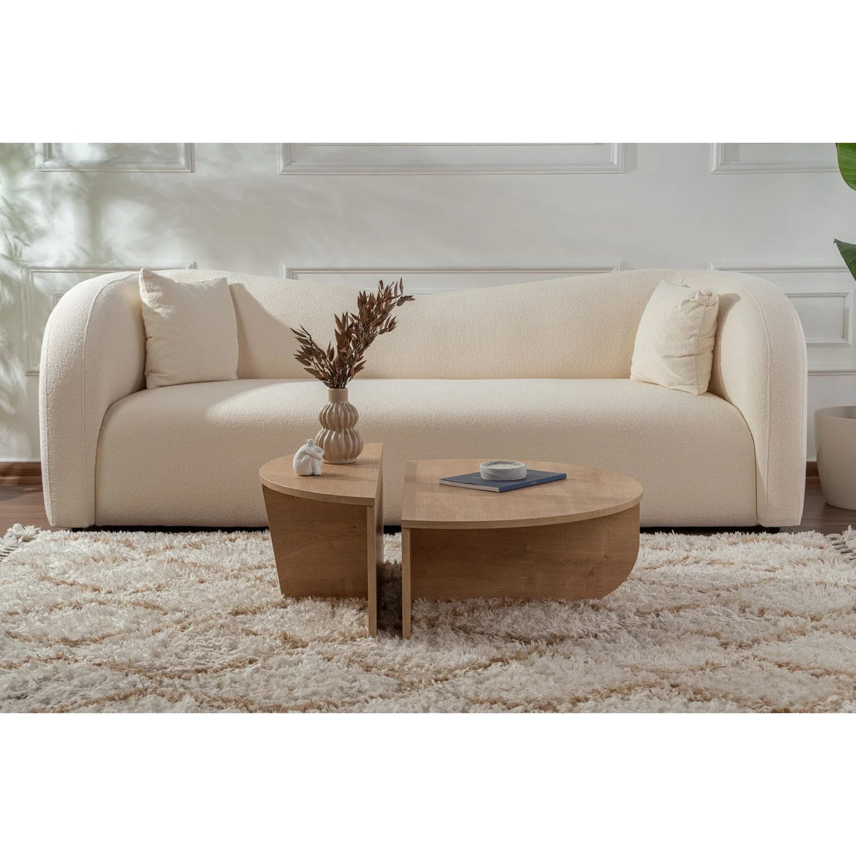 Couchtisch Orion aus Holz in Honey Oak, 90x60x30 cm – Bild 3