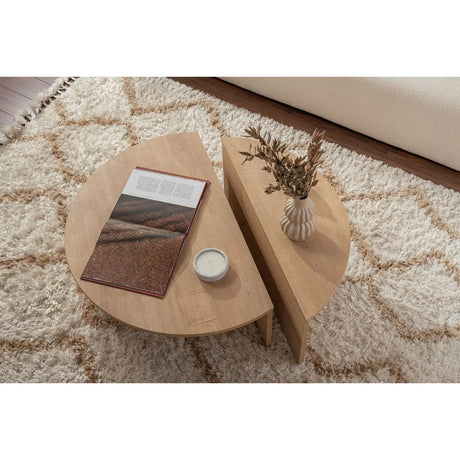 Couchtisch Orion aus Holz in Honey Oak, 90x60x30 cm – Bild 4