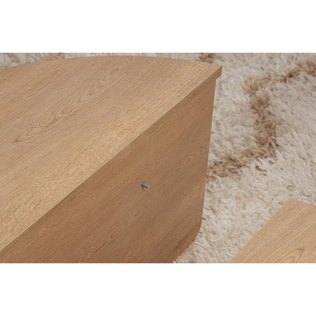 Couchtisch Orion aus Holz in Honey Oak, 90x60x30 cm – Bild 6