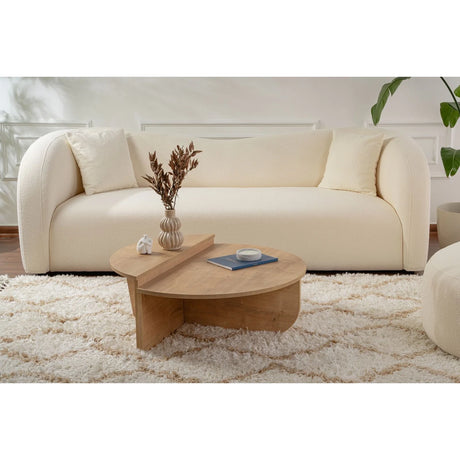 Couchtisch Orion aus Holz in Honey Oak, 90x60x30 cm – Bild 8