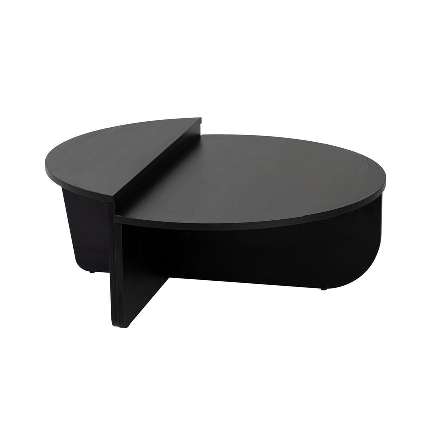 Couchtisch Orion aus Holz in Schwarz, 90x60x30 cm – Bild 9