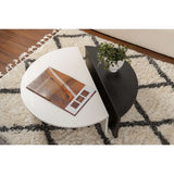 Couchtisch Orion aus Holz in Schwarz/Weiß, 90x60x30 cm – Bild 4