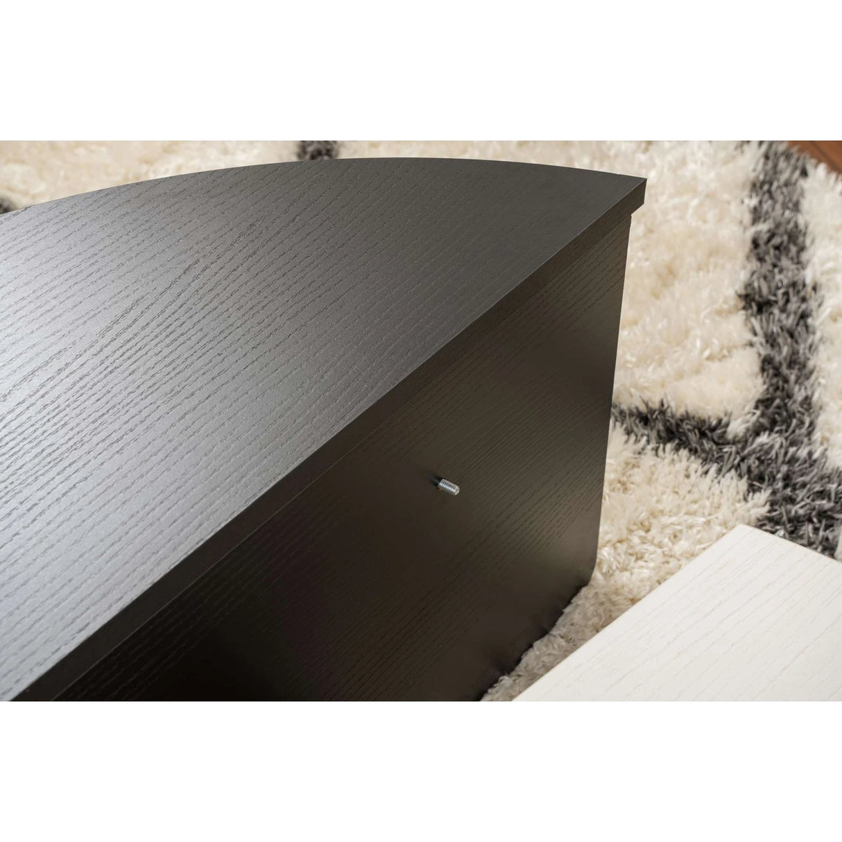 Couchtisch Orion aus Holz in Schwarz/Weiß, 90x60x30 cm – Bild 6