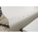 Couchtisch Orion aus Holz in Weiß, 90x60x30 cm – Bild 7