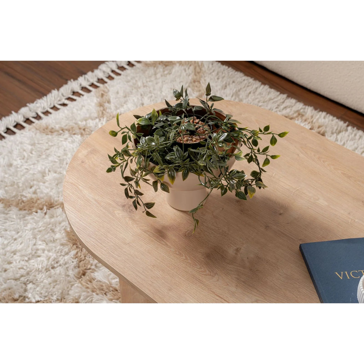 Couchtisch Sable aus Holz in Saphir Eiche, 119x60x40 cm – Bild 5