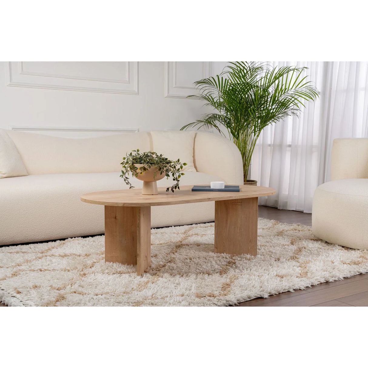 Couchtisch Sable aus Holz in Saphir Eiche, 119x60x40 cm – Bild 6