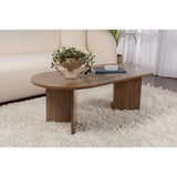 Couchtisch Sable aus Holz in Walnuss, 119x60x40 cm – Bild 1