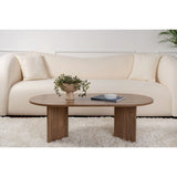 Couchtisch Sable aus Holz in Walnuss, 119x60x40 cm – Bild 2