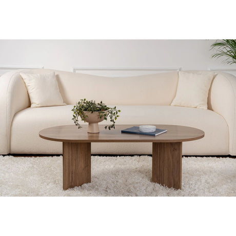 Couchtisch Sable aus Holz in Walnuss, 119x60x40 cm – Bild 2