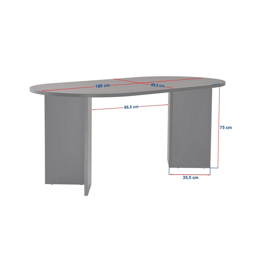 Sablin Esstisch aus Holz, 75x180 cm – Bild 10
