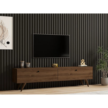TV-Sideboard Paris in Walnuss, 160x25x35 cm – Bild 1