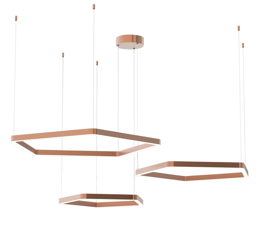 HEXAGON Kronleuchter 3er-Set - ZEN ZONE Furniture