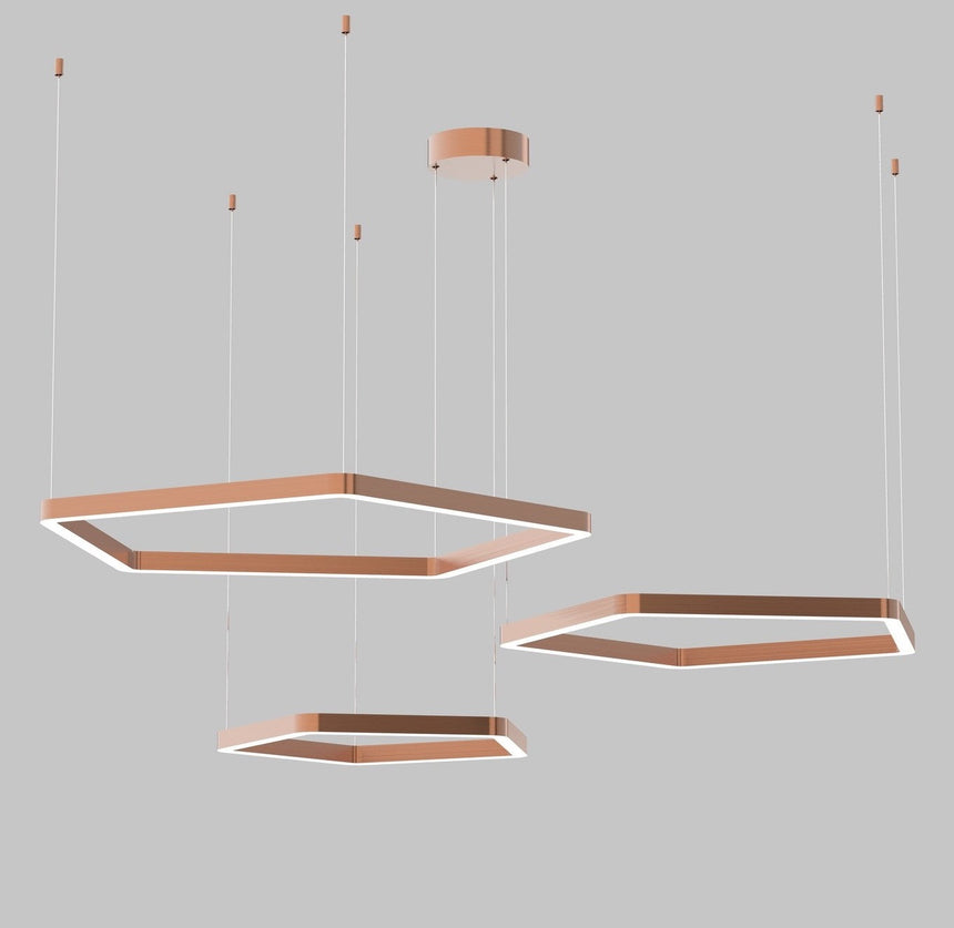 HEXAGON Kronleuchter 3er-Set - ZEN ZONE Furniture