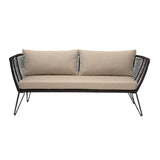 Mundo Sofa, Schwarz, Metall - ZEN ZONE Furniture