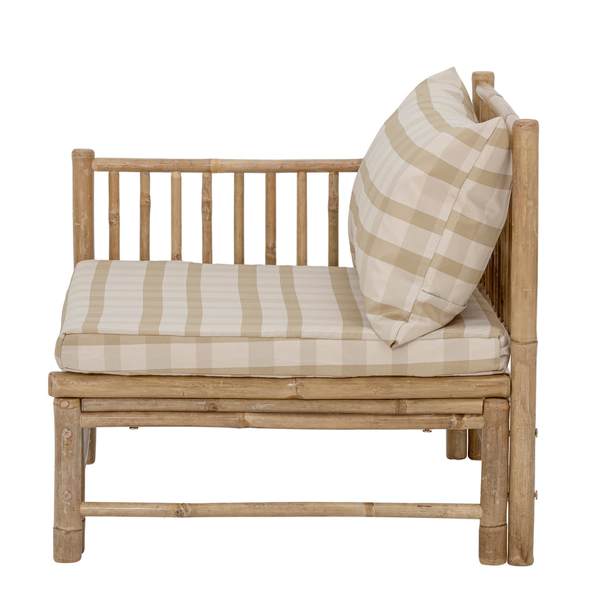 Korfu Modul-Sofa linke Ecke, Natur, Bambus - ZEN ZONE Furniture