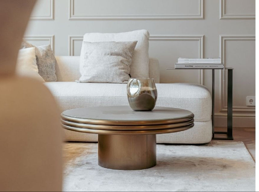 LAZIO Couchtisch Rund Niedrig - ZEN ZONE Furniture
