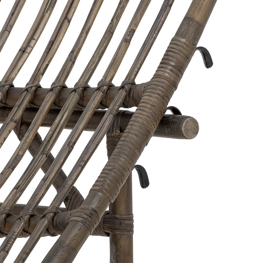 Dione Liegestuhl, Braun, Rattan - ZEN ZONE Furniture