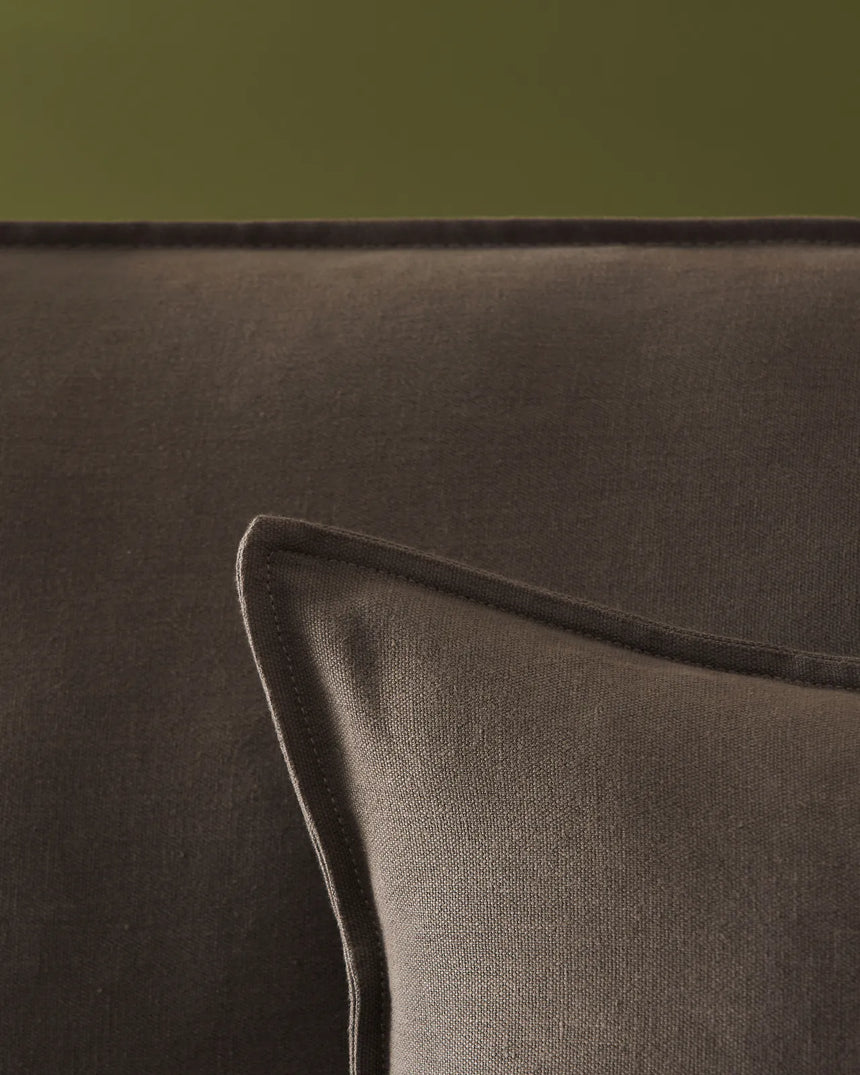 2-Sitzer-Modularsofa Anarela mit abnehmbarem Bezug aus 100 % Leinen in Taupe, 180 cm, FSC Mix Credit von Kave Home – Bild 4