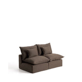 2-Sitzer-Modularsofa Anarela mit abnehmbarem Bezug aus 100 % Leinen in Taupe, 180 cm, FSC Mix Credit von Kave Home – Bild 6