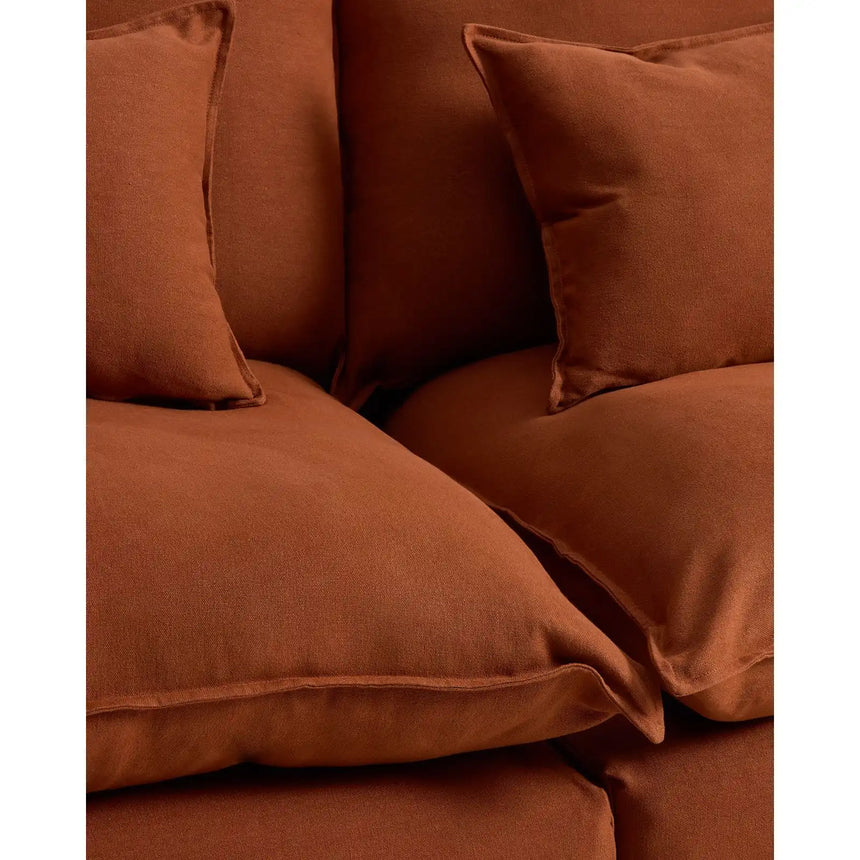 2-Sitzer-Modularsofa Anarela mit abnehmbarem Bezug und Randmodul aus 100 % Leinen, 270 cm, FSC Mix Credit von Kave Home – Bild 6