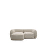 2-Sitzer-Modularsofa Martina mit Chenille und Chaiselongue links in Steinton 230 cm von Kave Home – Bild 1