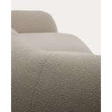 2-Sitzer-Modularsofa Martina mit Chenille und Chaiselongue links in Steinton 230 cm von Kave Home – Bild 8