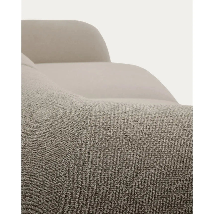 2-Sitzer-Modularsofa Martina mit Chenille und Chaiselongue links in Steinton 230 cm von Kave Home – Bild 8