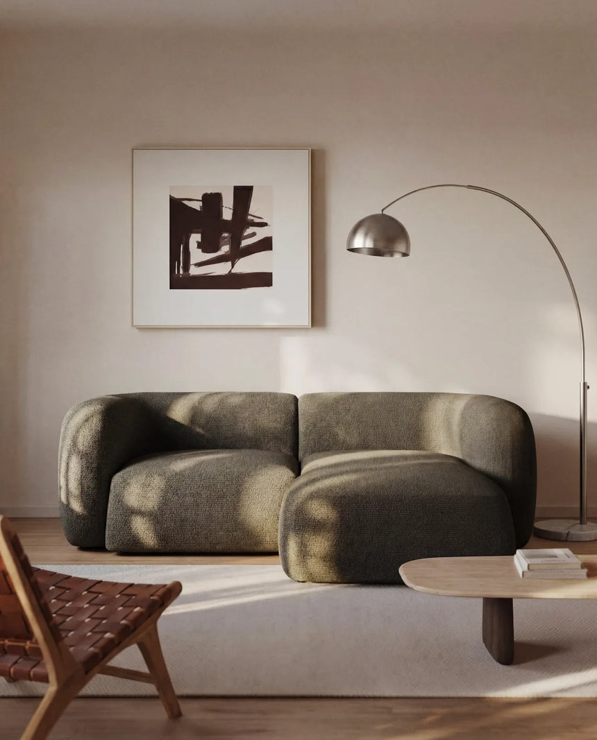 2-Sitzer-Modularsofa Martina mit Chenille und Chaiselongue rechts 230 cm von Kave Home – Bild 2