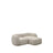 2-Sitzer-Modularsofa Martina mit Chenille und Chaiselongue rechts in Steinton 230 cm von Kave Home – Bild 1