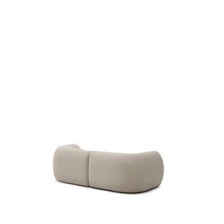 2-Sitzer-Modularsofa Martina mit Chenille und Chaiselongue rechts in Steinton 230 cm von Kave Home – Bild 4