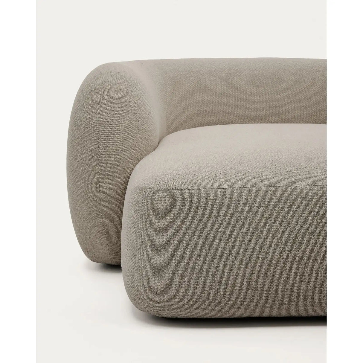 2-Sitzer-Modularsofa Martina mit Chenille und Chaiselongue rechts in Steinton 230 cm von Kave Home – Bild 6