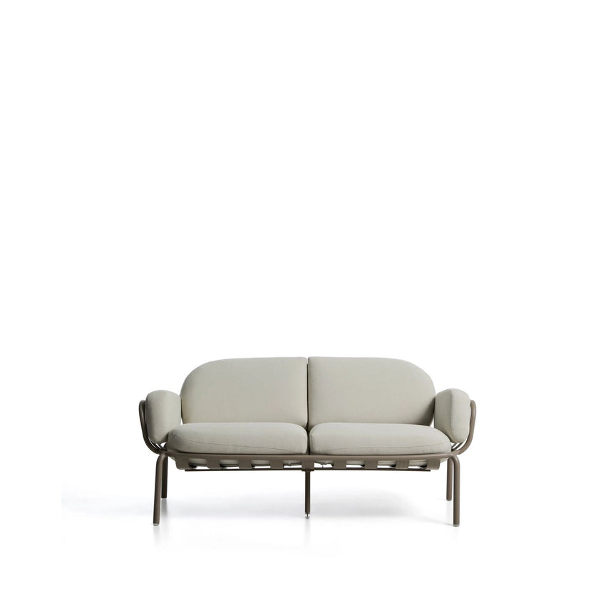 2-Sitzer-Outdoor-Sofa Joncols aus Aluminium mit taupefarbener Lackierung, 164 cm von Kave Home – Bild 1