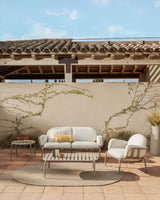 2-Sitzer-Outdoor-Sofa Joncols aus Aluminium mit taupefarbener Lackierung, 164 cm von Kave Home – Bild 3