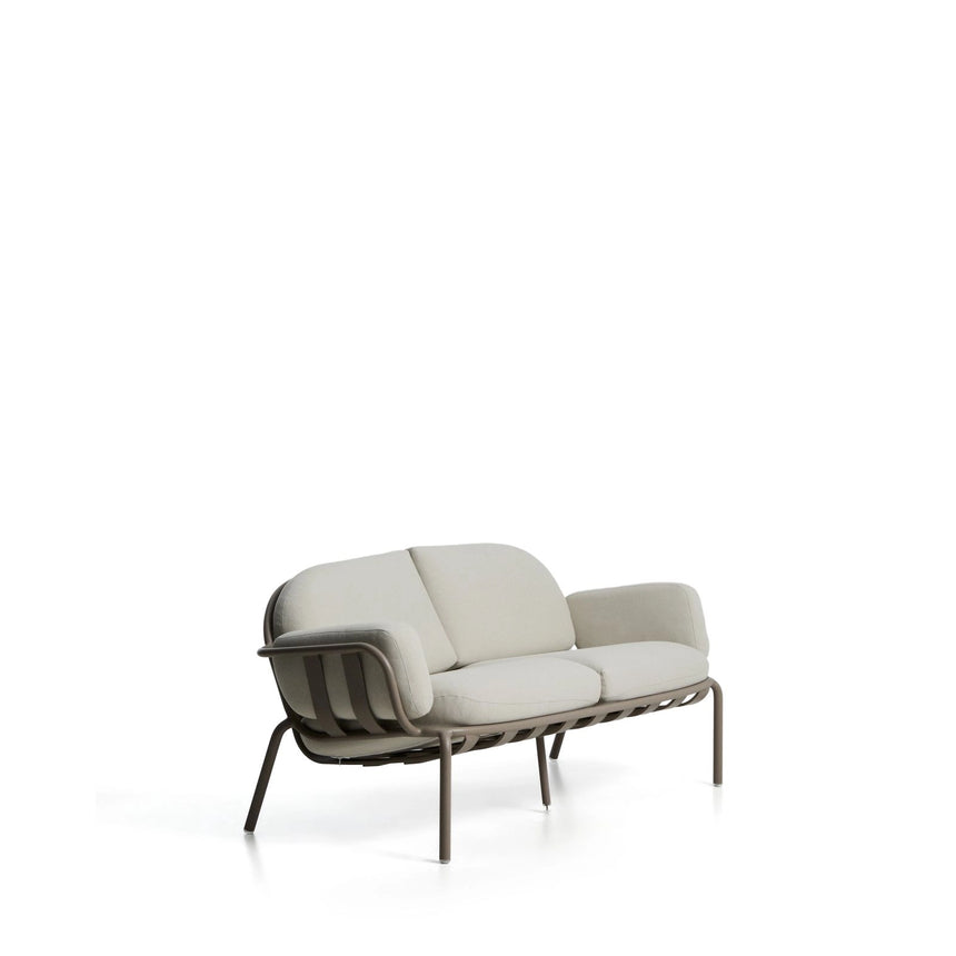 2-Sitzer-Outdoor-Sofa Joncols aus Aluminium mit taupefarbener Lackierung, 164 cm von Kave Home – Bild 4