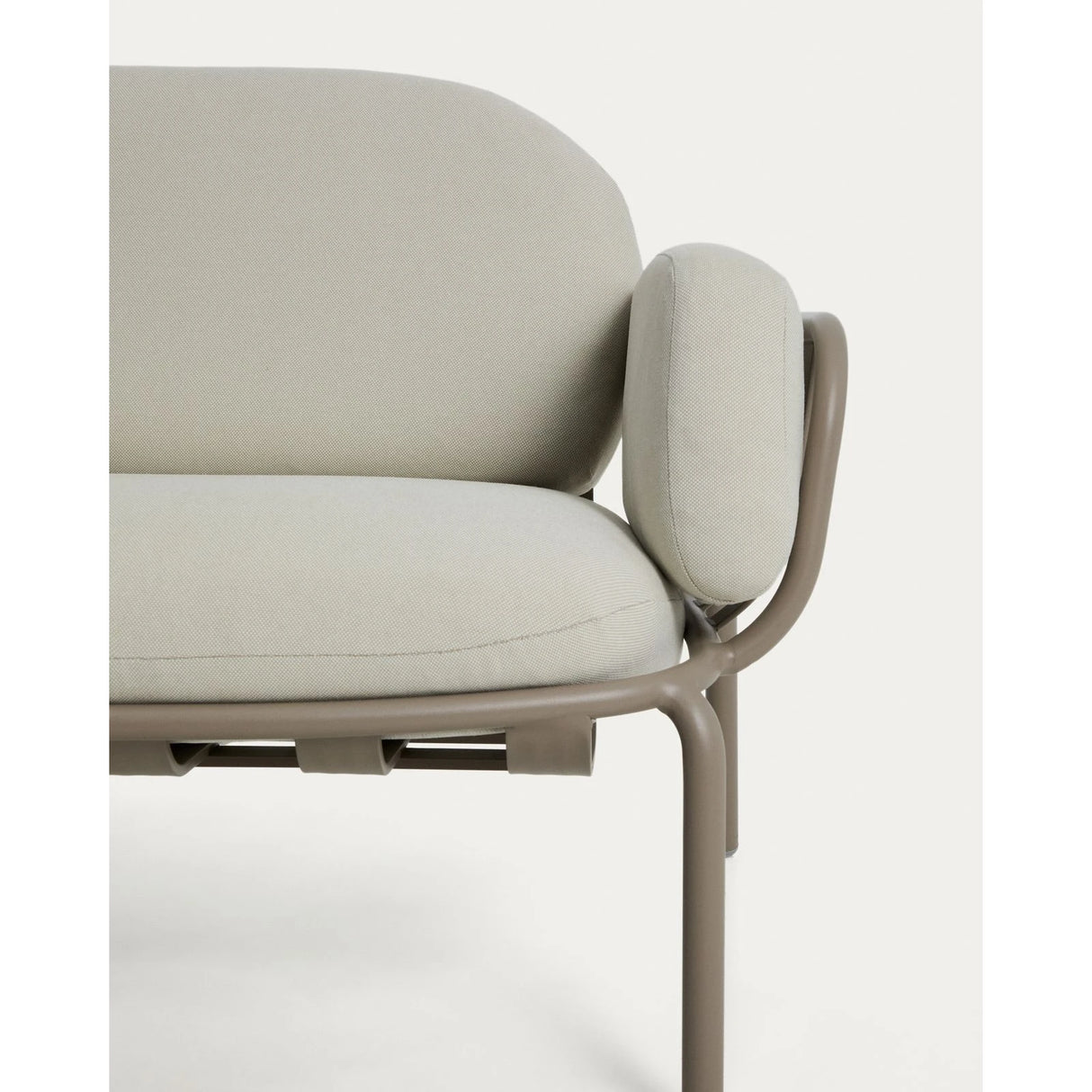 2-Sitzer-Outdoor-Sofa Joncols aus Aluminium mit taupefarbener Lackierung, 164 cm von Kave Home – Bild 5