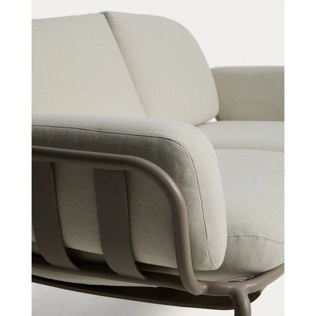2-Sitzer-Outdoor-Sofa Joncols aus Aluminium mit taupefarbener Lackierung, 164 cm von Kave Home – Bild 6