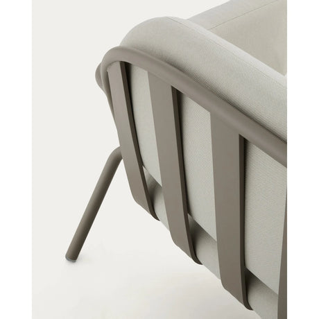 2-Sitzer-Outdoor-Sofa Joncols aus Aluminium mit taupefarbener Lackierung, 164 cm von Kave Home – Bild 7