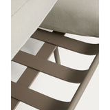 2-Sitzer-Outdoor-Sofa Joncols aus Aluminium mit taupefarbener Lackierung, 164 cm von Kave Home – Bild 8