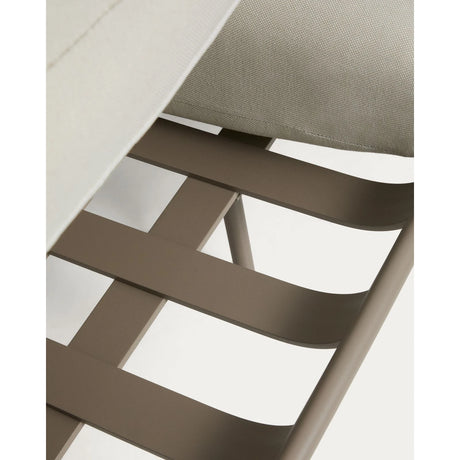 2-Sitzer-Outdoor-Sofa Joncols aus Aluminium mit taupefarbener Lackierung, 164 cm von Kave Home – Bild 8