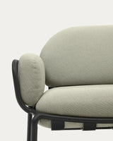 2-Sitzer-Outdoor-Sofa Joncols mit Bezug in Beige aus Aluminium mit grau lackiertem Finish 164 cm von Kave Home – Produktbild 10