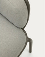 2-Sitzer-Outdoor-Sofa Joncols mit Bezug in Grau aus Aluminium mit grün lackiertem Finish 164 cm von Kave Home – Bild 14